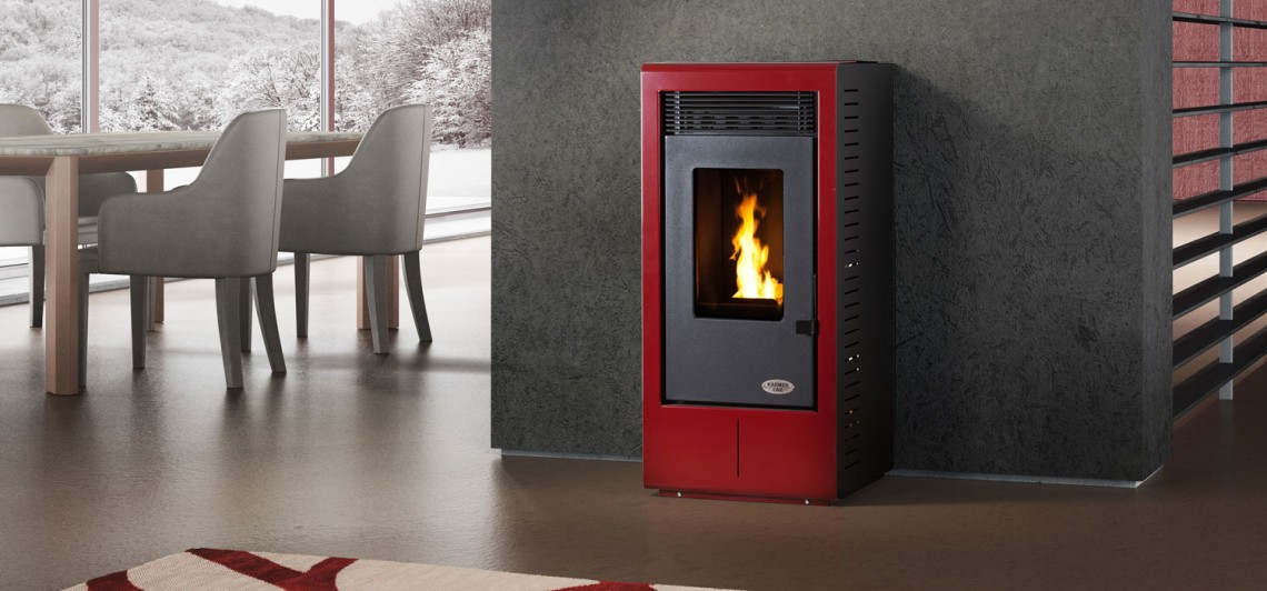 Vigo s Forced ventilated air pellet stoves Karmek One