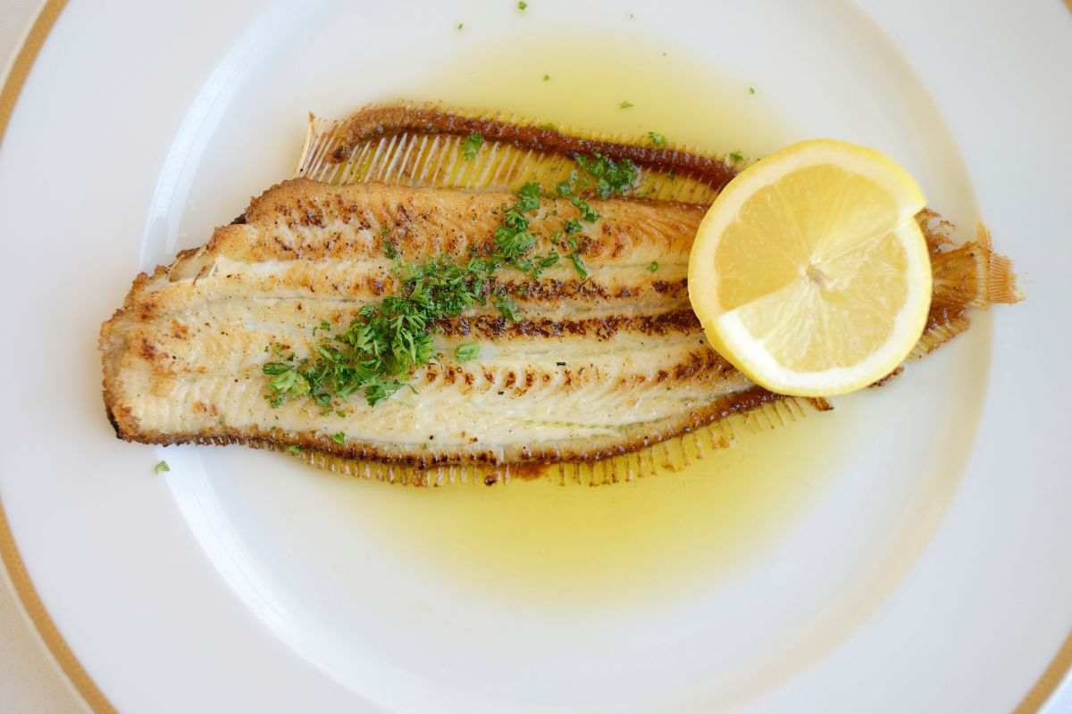 Sogliola con olio e limone